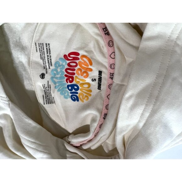 Big Feelings Athena Hoodie in Cream - Picture 4 of 4